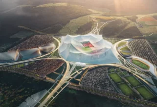 Football. SGTM dévoile de premières images du chantier du grand stade Hassan II de Benslimane