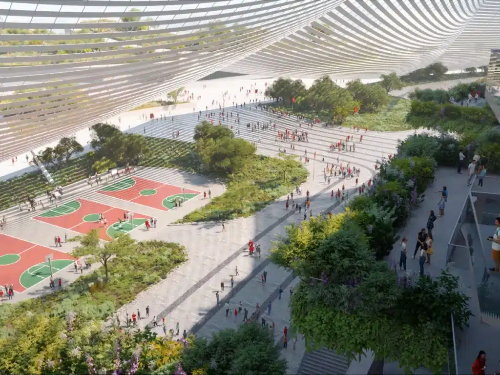Stade Hassan II à Casablanca. Nouvelles images et explications du cabinet Populous