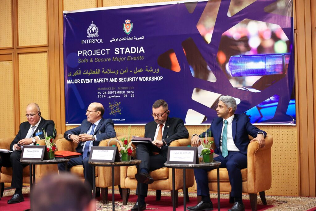 Sécurité des grands événements sportifs : atelier de travail de la DGSN et Interpol à Marrakech