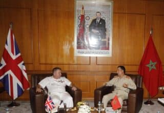 Le Conseiller militaire supérieur britannique pour le Moyen-Orient et l’Afrique du Nord en visite au Maroc