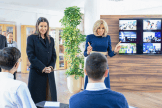 La Princesse Lalla Meryem et Brigitte Macron lancent une campagne de lutte contre le harcèlement en milieu scolaire et le cyberharcèlement