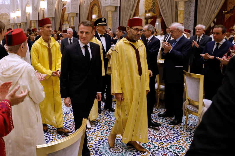 Retour en images sur le deuxième jour de la visite d'État d'Emmanuel Macron au Maroc