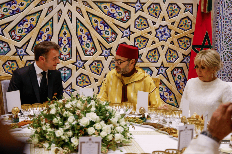 Retour en images sur le deuxième jour de la visite d'État d'Emmanuel Macron au Maroc