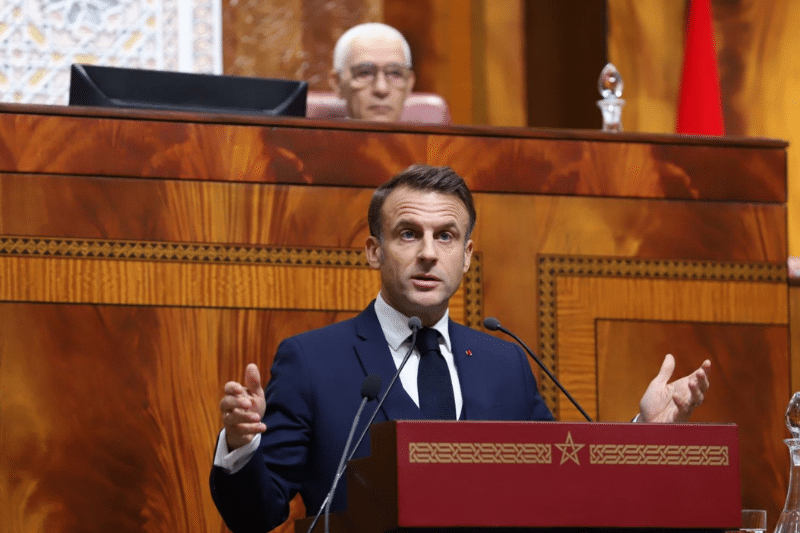 Retour en images sur le deuxième jour de la visite d'État d'Emmanuel Macron au Maroc