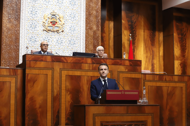 Retour en images sur le deuxième jour de la visite d'État d'Emmanuel Macron au Maroc