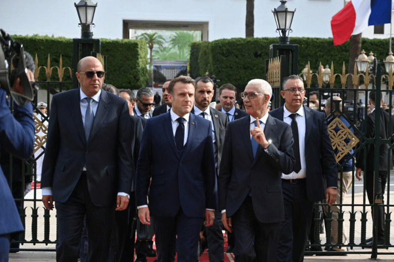 Retour en images sur le deuxième jour de la visite d'État d'Emmanuel Macron au Maroc