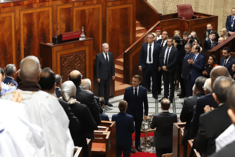 Retour en images sur le deuxième jour de la visite d'État d'Emmanuel Macron au Maroc