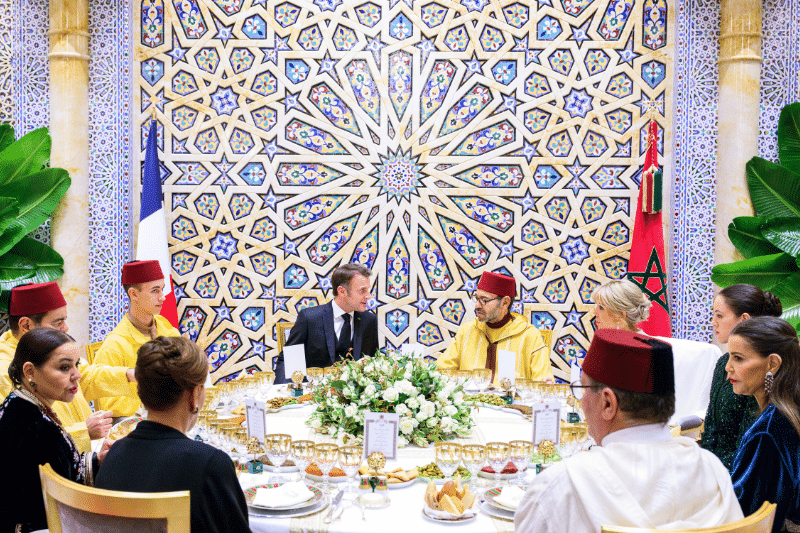 Retour en images sur le deuxième jour de la visite d'État d'Emmanuel Macron au Maroc