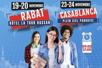 Le Salon des Études en France les 19 et 20 novembre à Rabat et les 23 et 24 novembre à Casablanca
