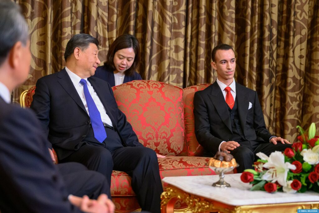 Le prince Moulay El Hassan reçoit le Président chinois à Casablanca
