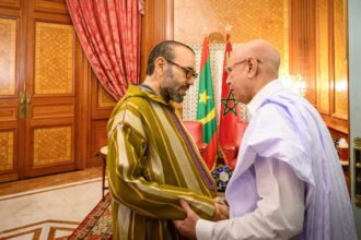 Le Roi Mohammed VI reçoit le Président mauritanien Mohamed Ould Cheikh El Ghazouani