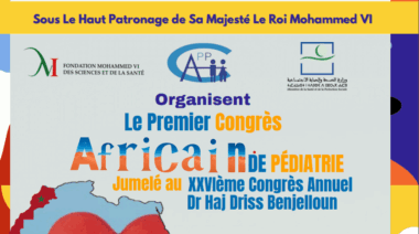 Premier Congrès africain de pédiatrie du 10 au 12 janvier à Casablanca