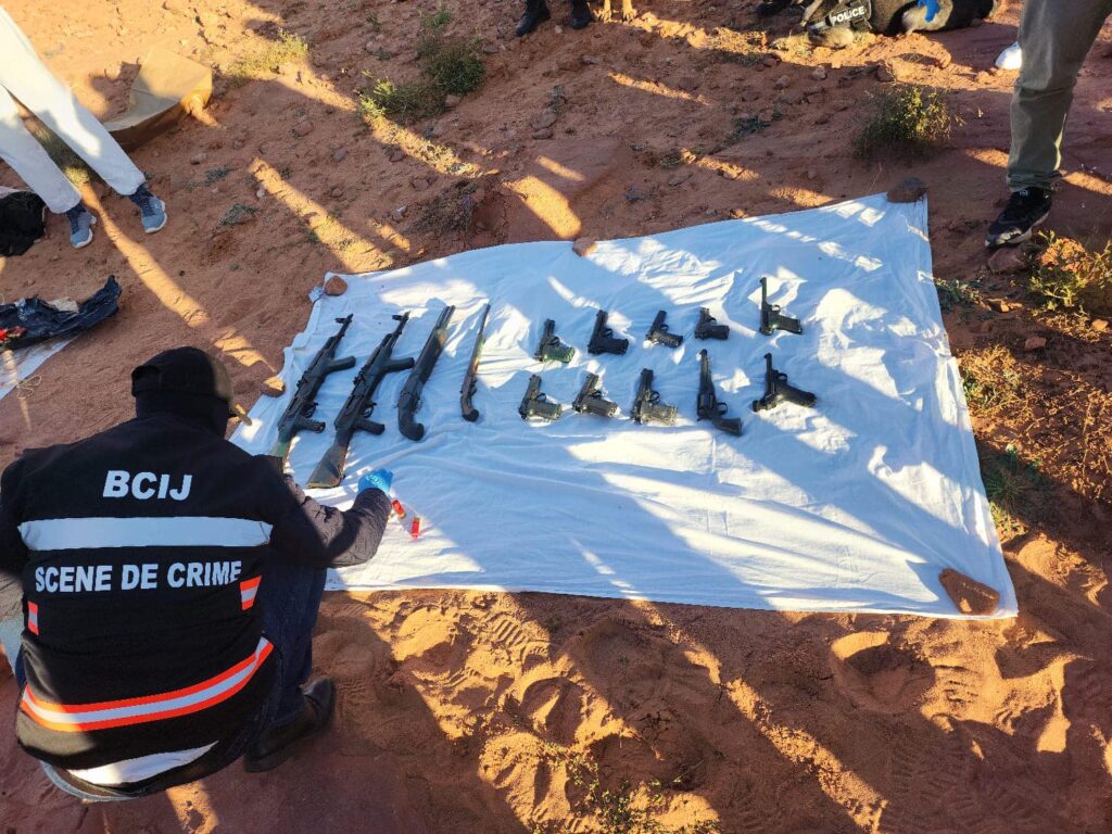 Cellule terroriste liée à Daech : une cache d’armes découverte près de la frontière orientale du Maroc