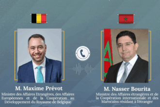 Nasser Bourita s'entretient avec son homologue belge Maxime Prévot