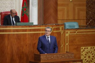Aziz Akhannouch en séance plénière à la Chambre des conseillers, mardi 27 mai