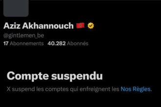 X suspend le faux compte attribué à Aziz Akhannouch