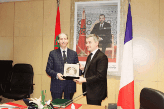 El Hassan Daki s'entretient avec le ministre français de la Justice