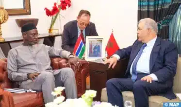 Coopération sécuritaire. Abdelouafi Laftit reçoit son homologue gambien