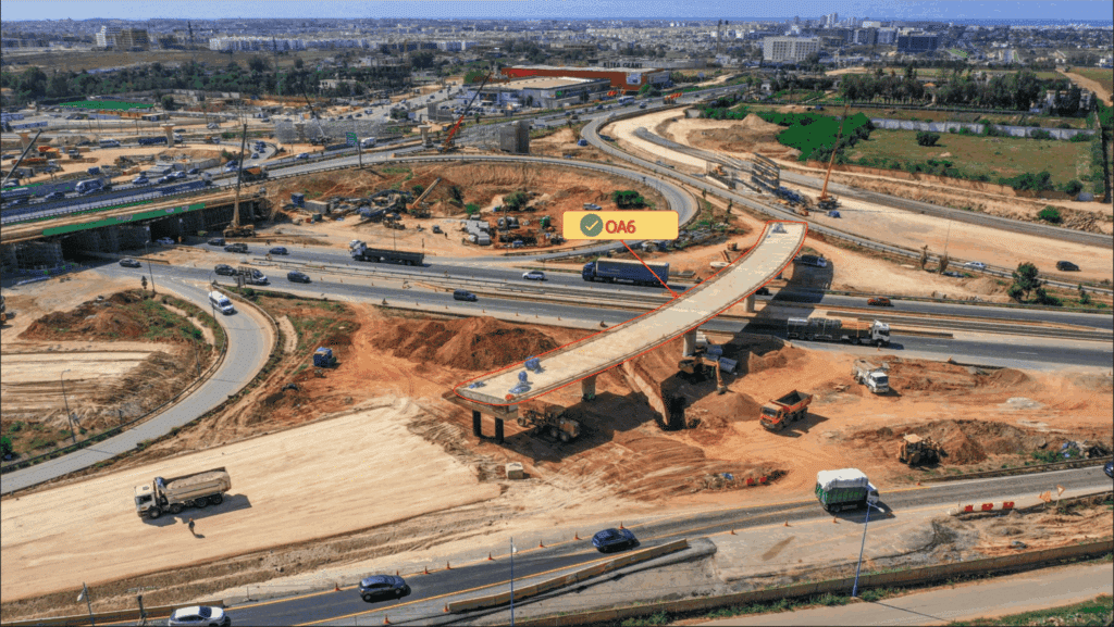 Tit Mellil-Berrechid, Aïn Harrouda et Sidi Maârouf : trois chantiers autoroutiers majeurs en images
