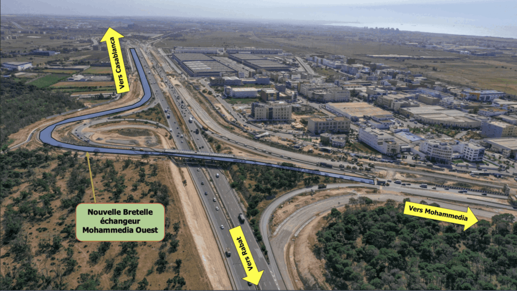 Tit Mellil-Berrechid, Aïn Harrouda et Sidi Maârouf : trois chantiers autoroutiers majeurs en images
