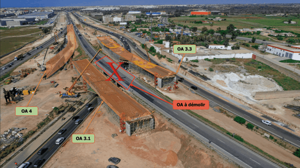 Tit Mellil-Berrechid, Aïn Harrouda et Sidi Maârouf : trois chantiers autoroutiers majeurs en images