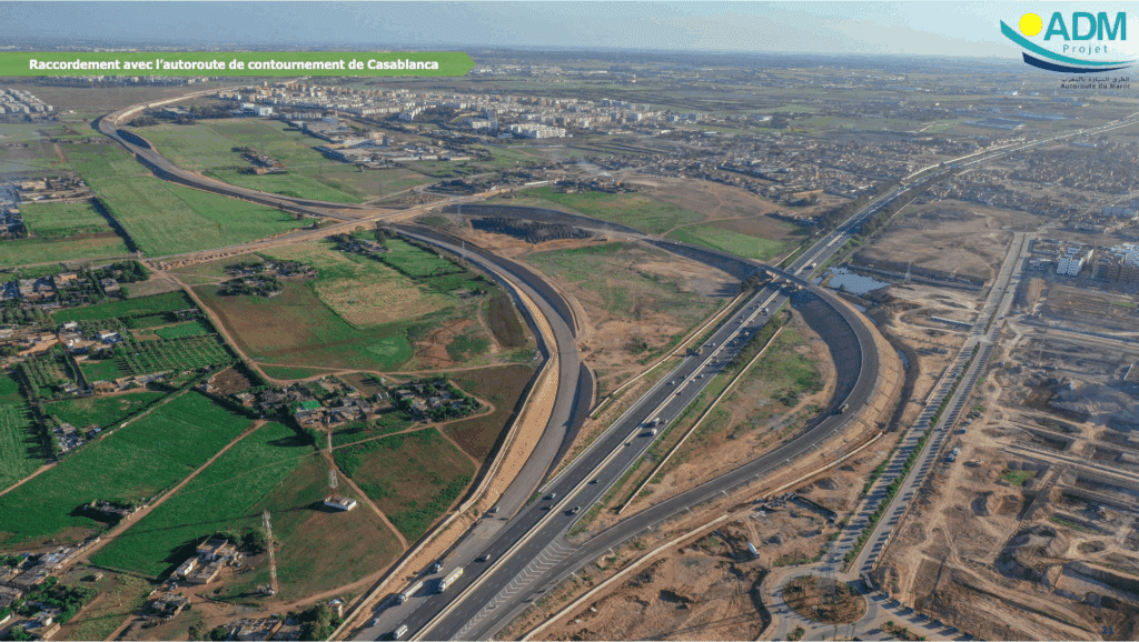 Tit Mellil-Berrechid, Aïn Harrouda et Sidi Maârouf : trois chantiers autoroutiers majeurs en images