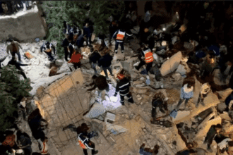 Neuf morts dans l’effondrement d’un immeuble résidentiel à Fès