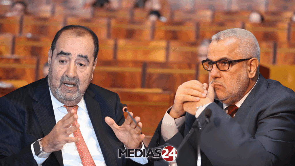 lachguar-benkirane motion censure