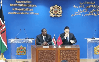Point de presse de Nasser Bourita et du Premier ministre, ministre des AE du Kenya