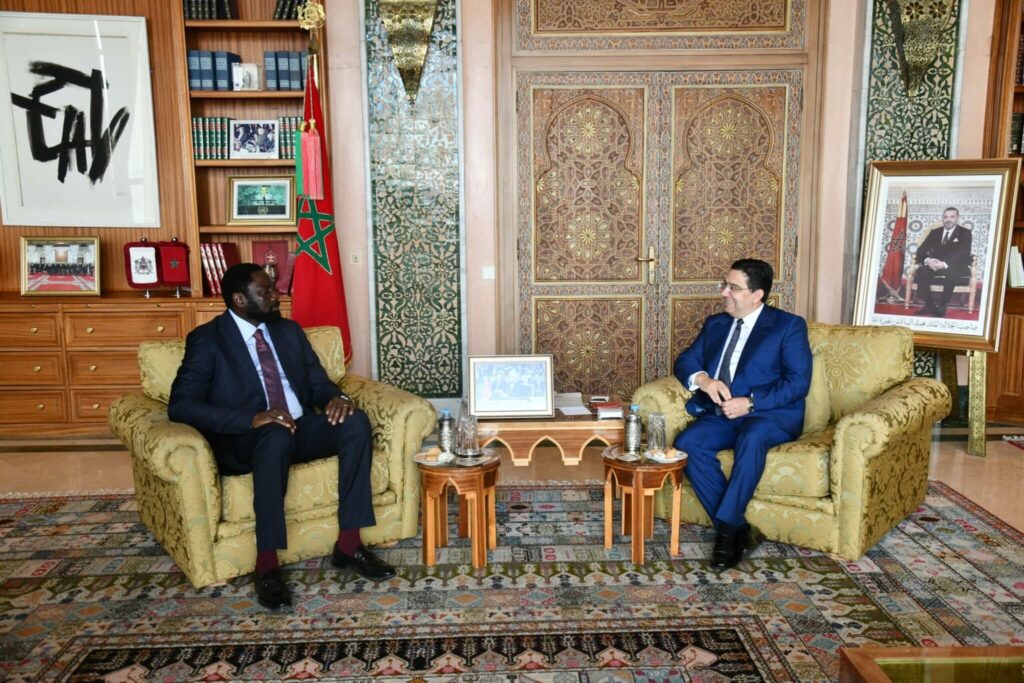 Nasser Bourita et son homologue gambien, Mamadou Tangara.