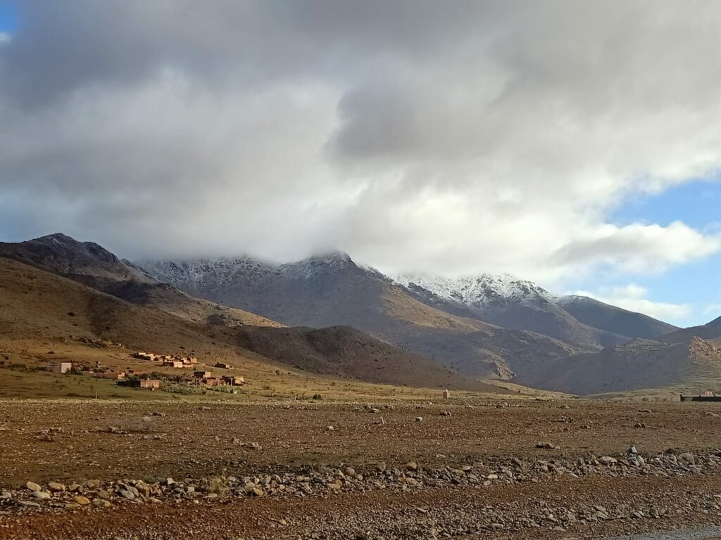 Ici commune de Tassrirt près du nouveau projet d'AKKA gold Mining Tazalakht