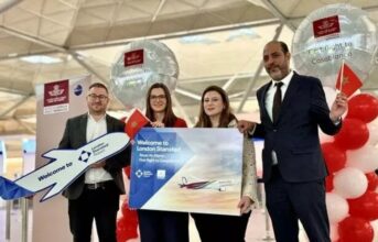Royal Air Maroc lance son nouveau vol Casablanca-Londres Stansted