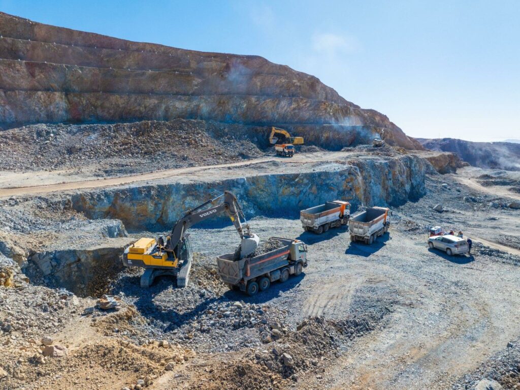 la mine à ciel ouvert de Zgounder exploitée par Aya Gold & Silver