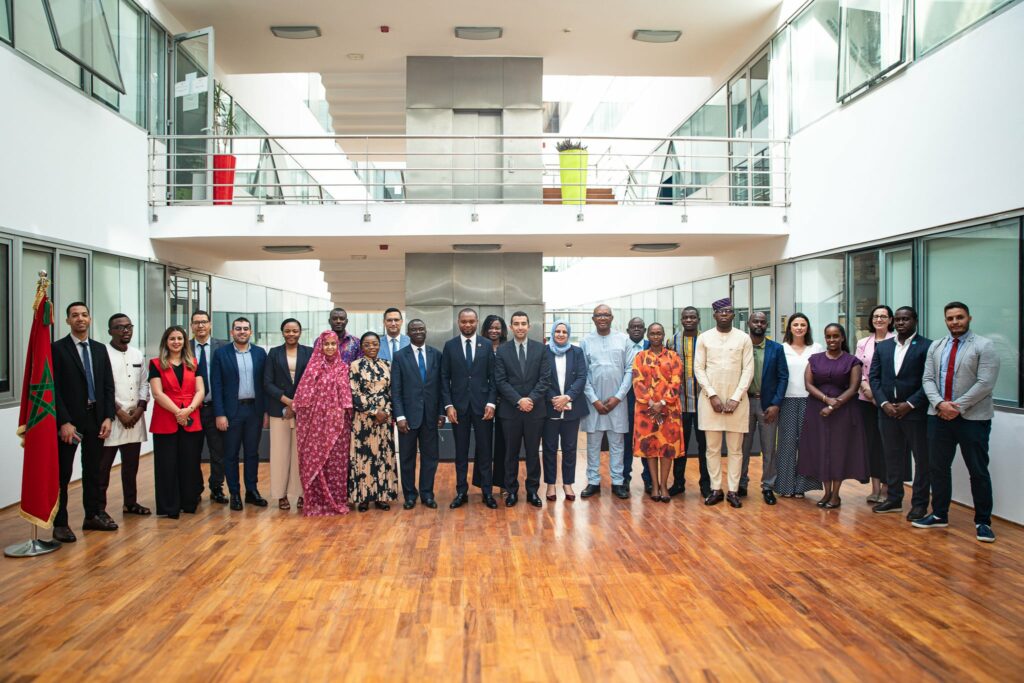 La délégation représentant onze pays membres du Conseil Africain des Agences des Technologies de l’Information