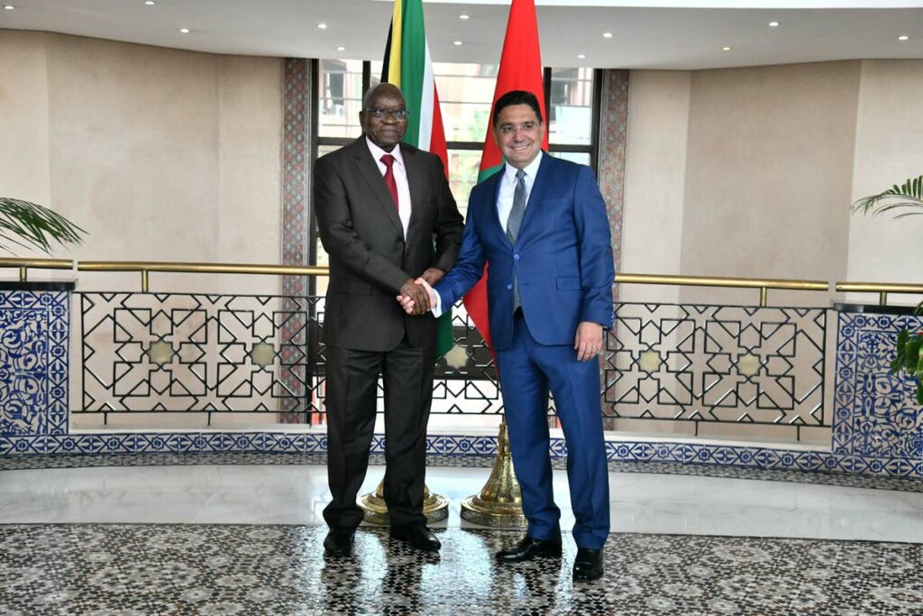 Jacob Zuma et Nasser Bourita