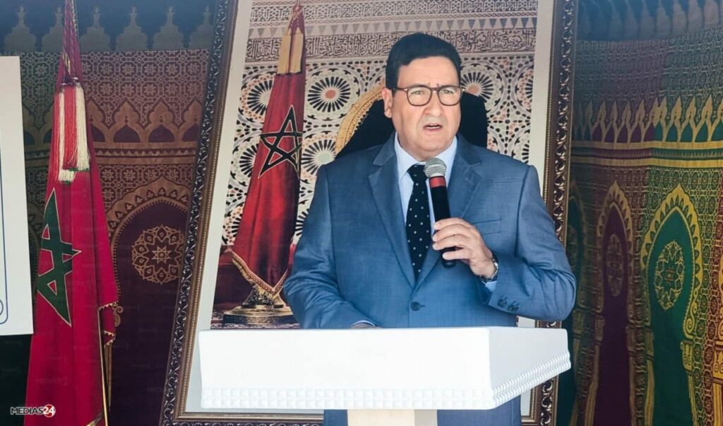 Abdessamad Kayouh donne, ce mardi 22 juillet, le coup d'envoi des travaux de la zone logisqtique d'Oulad Saleh à Nouaceur