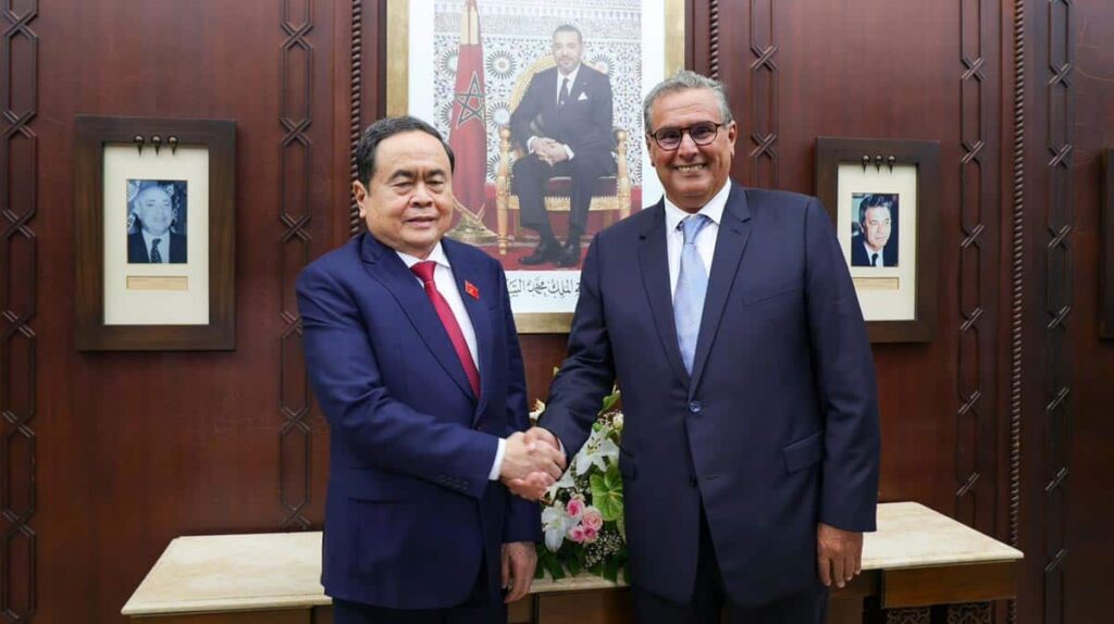 Aziz Akhannouch et Tran Thanh Man.