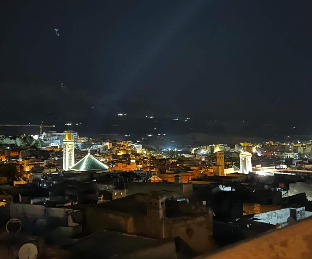 Médina Fès le soir