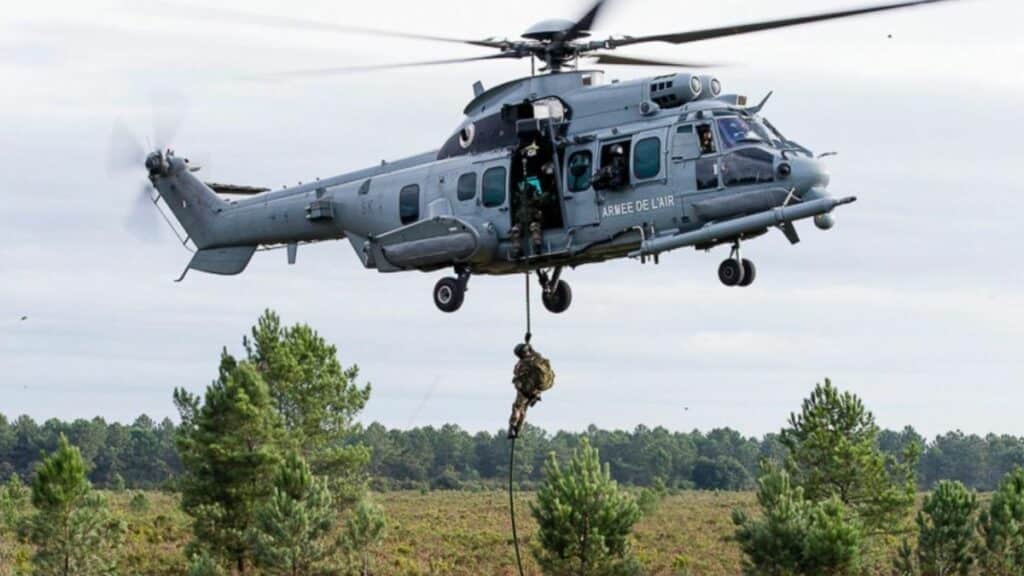Hélicoptère Airbus H225M Caracal destiné aux Forces Royales Air du Maroc dans le cadre d’un nouveau contrat.
