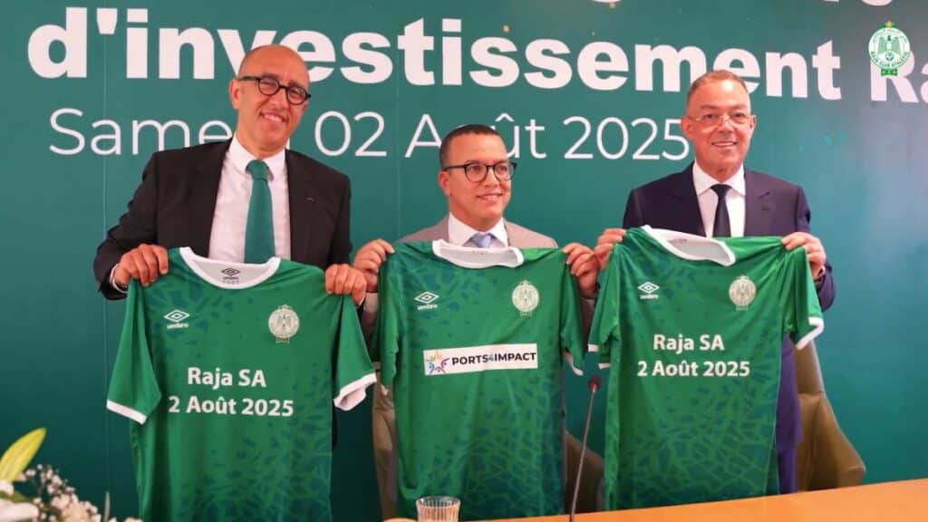 Ports4Impact de Marsa Maroc, prend le contrôle exclusif du Raja SA