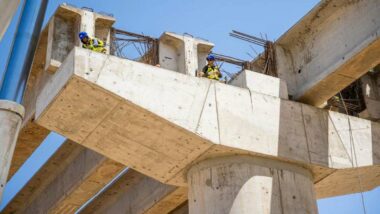 En images, un nouveau pont sur Oued Kert pour dévier la RN16 vers le port de Nador West Med
