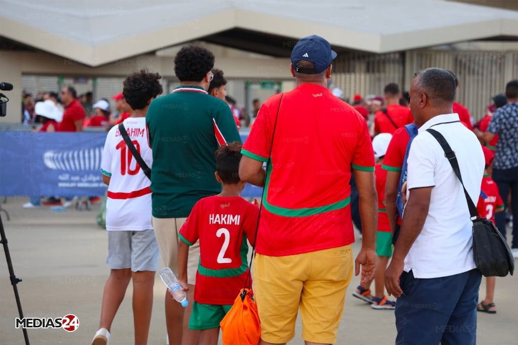 Maroc-Niger. En live, l'ambiance au stade Moulay Abdellah