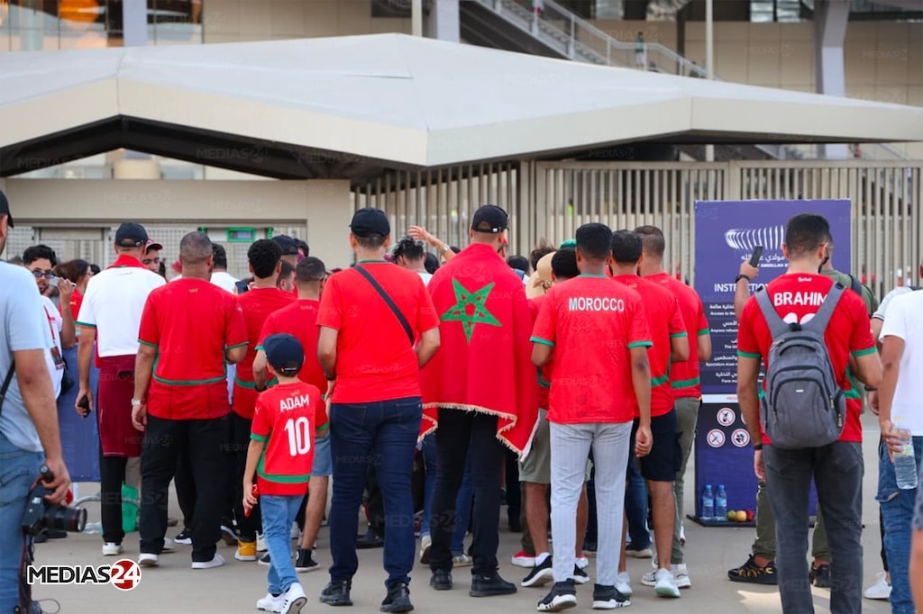 Maroc-Niger. En live, l'ambiance au stade Moulay Abdellah