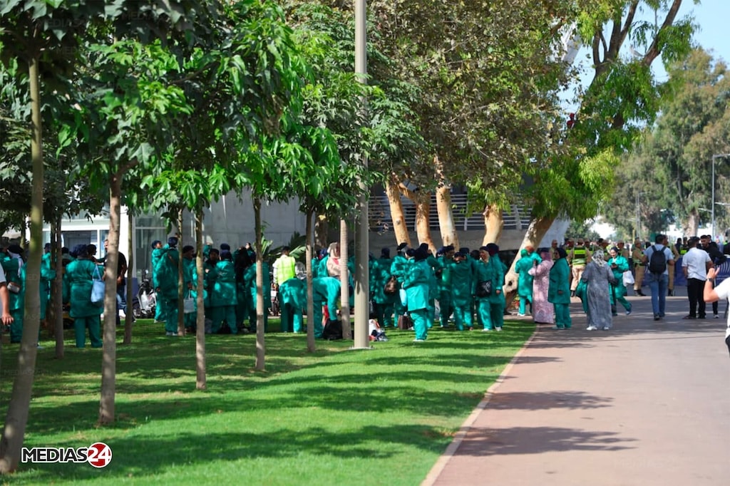 Maroc-Niger. En live, l'ambiance au stade Moulay Abdellah