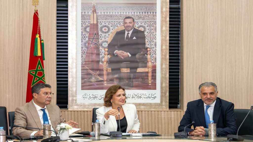 Une réunion avec la ministre du Tourisme, pour discuter de la stratégie touristique marocaine.