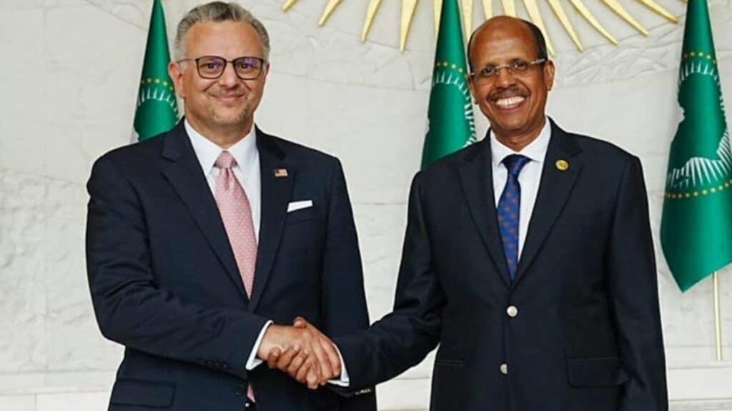 Sahara et Sahel au centre des entretiens de Massad Boulos avec le président de la Commission de l’UA