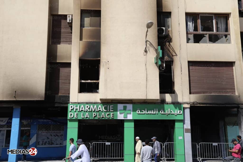 Manifestations GenZ : après les violences à Inezgane, Médias24 constate les dégâts sur le terrain (Images)