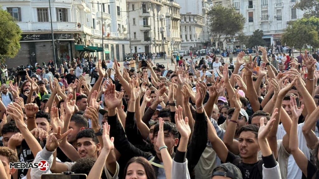 Mobilisation persistante : GenZ212 appelle à manifester dans 23 villes ce lundi 6 octobre