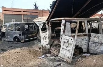 🔴🎥 En direct. Dans la commune de Sidi Bibi dont le siège a été en partie incendié dans la nuit du 1er au 2 octobre 2025