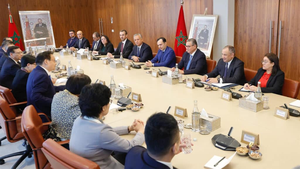 Akhannouch reçoit une délégation chinoise d’hommes d’affaires de la province d’Anhui